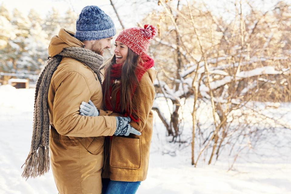  обич двойка зима коледа 