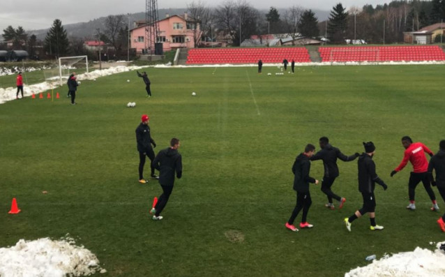 Футболистите на ЦСКА започнаха подготовка за предстоящото гостуване на Витоша