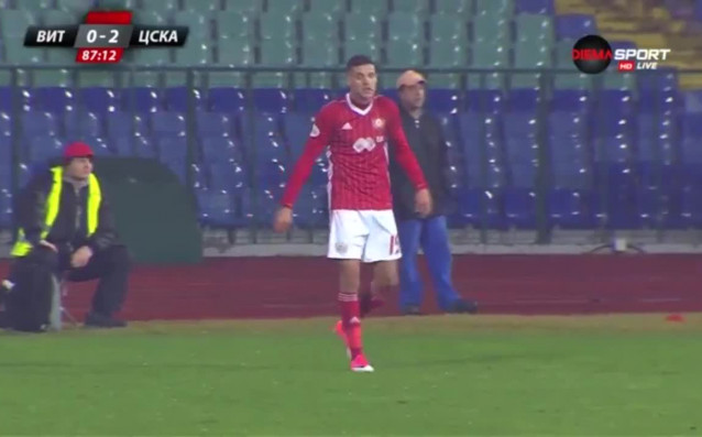 Кирил Десподов от ЦСКА оформи крайния резултат в мача с