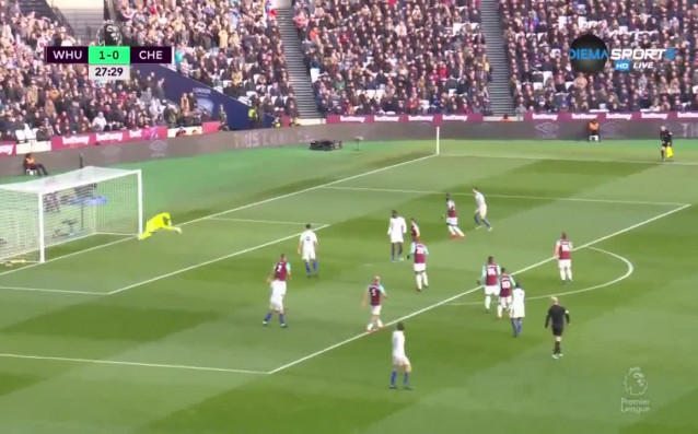 Уест Хем изненадващо победи Челси с 1 0 в лондонското