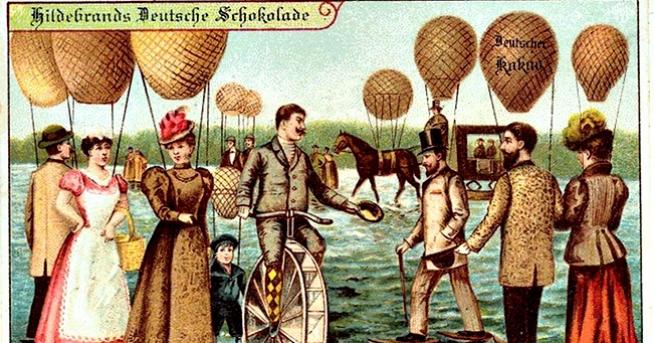 Колекция от картички от 1900 г показва че явно германците