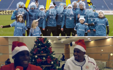 Левски и ЦСКА със забавни коледни поздрави към феновете