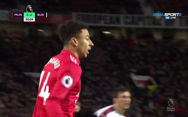 Джеси Лингард се отличи с невероятен пропуск в начало на