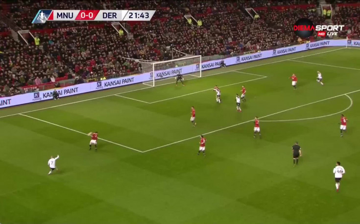 Манчестър Юнайтед - Дарби Каунти 0:0 /първо полувреме/