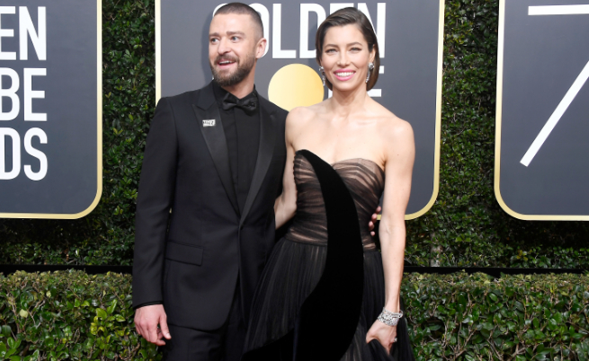  Джъстин Тимбърлейк и Джесика Бийл 