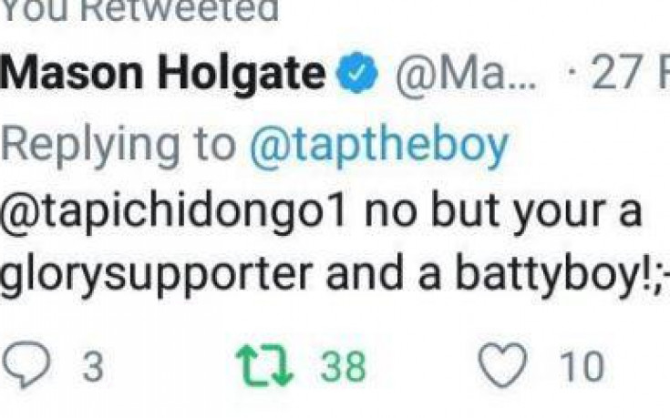 Въпросните туитове на Мейсън Холгейт