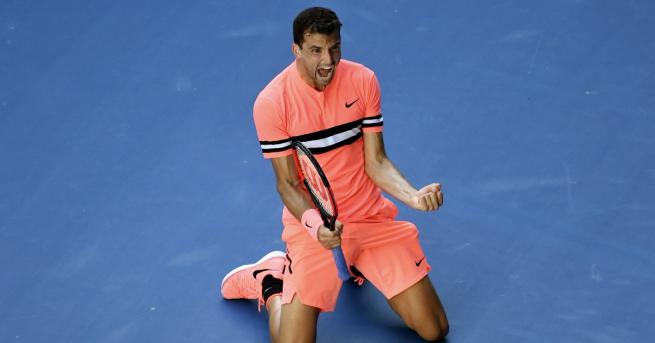 Под палещите лъчи на австралийското слънце най добрият български тенисист Григор