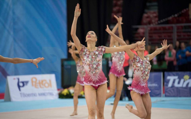 Националният ансамбъл по художествена гимнастика представи за пръв път публично