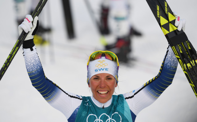 Шведката Шарлоте Кала спечели първия златен медал на зимните Олимпийски
