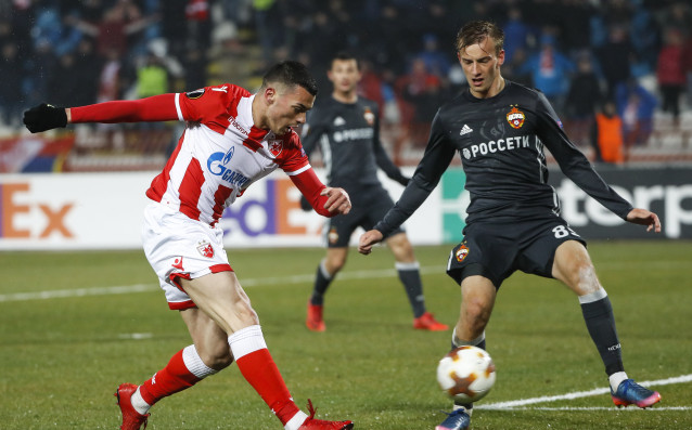 Цървена звезда изтърва да победи гостуващия ЦСКА Москва в първи