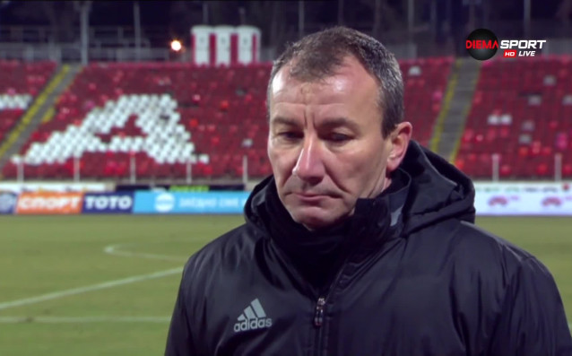 Наставникът на ЦСКА Стамен Белчев коментира равенството 0 0 срещу Черно