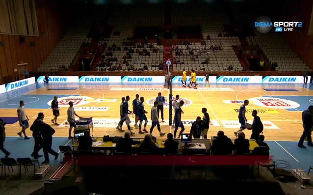 Волейболистите на Левски взеха победата в предпоследния си мач от