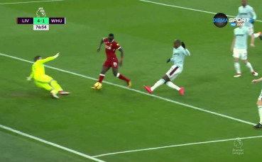 След куп пропуски, Мане най-после вкара на 