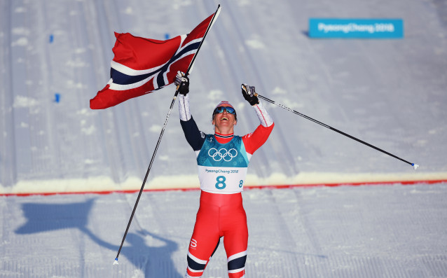 Великата Марит Бьорген спечели осмата си олимпийска титла след изключително представяне