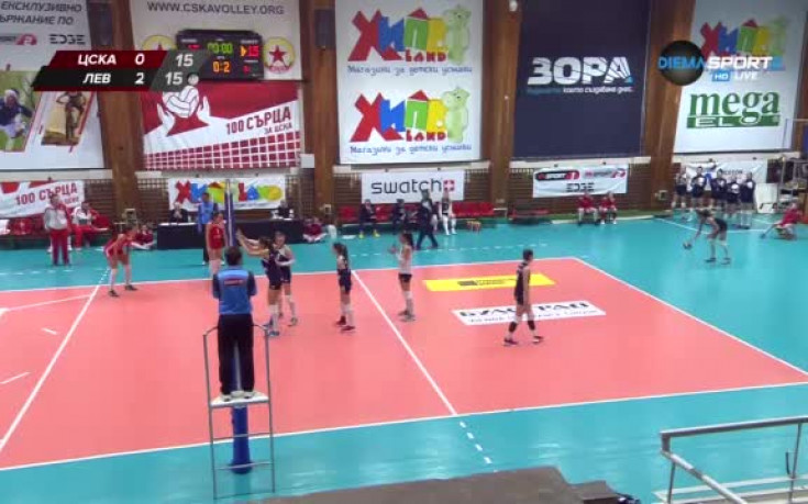 ВК ЦСКА - ВК Левски 2:3 /репортаж/