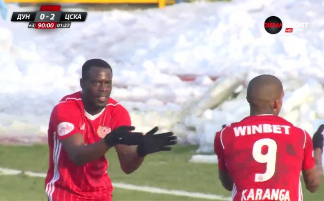 ЦСКА победи доста трудно при визитата си срещу Дунав Русе