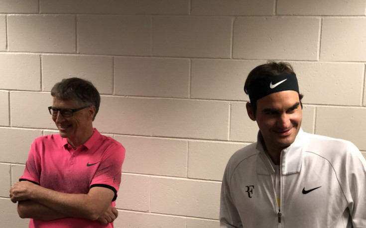 Федерер и Бил Гейтс събраха 2,5 милиона долара в благотворително шоу