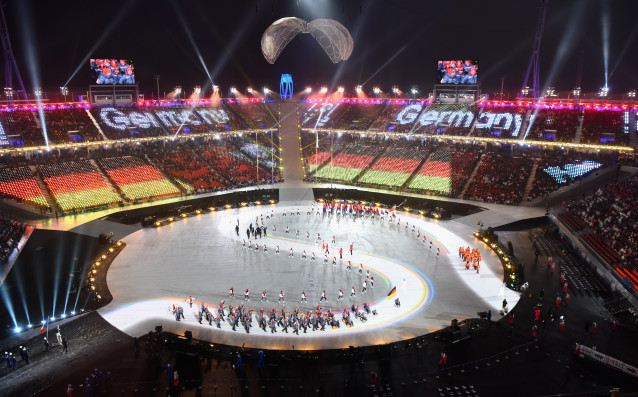 Зимните параолимпийските игри в Пьонгчанг бяха откри днес със зрелищна