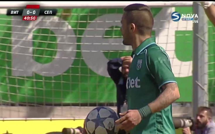 Кошмарно отменен гол за Септември срещу Витоша