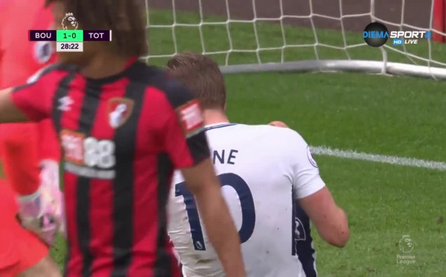 Борнемут Тотнъм 1 1 първо полувреме 30 и кръг Висша лига