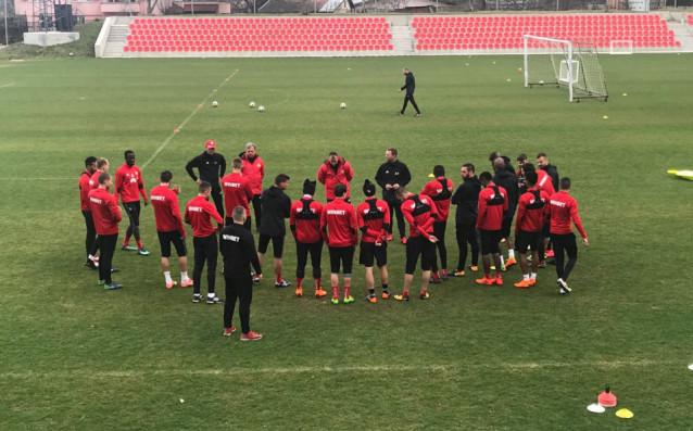 ЦСКА се събра на базата в Панчарево за първа тренировка