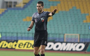 Реферът Георги Давидов от Велико Търново ще ръководи дербито между