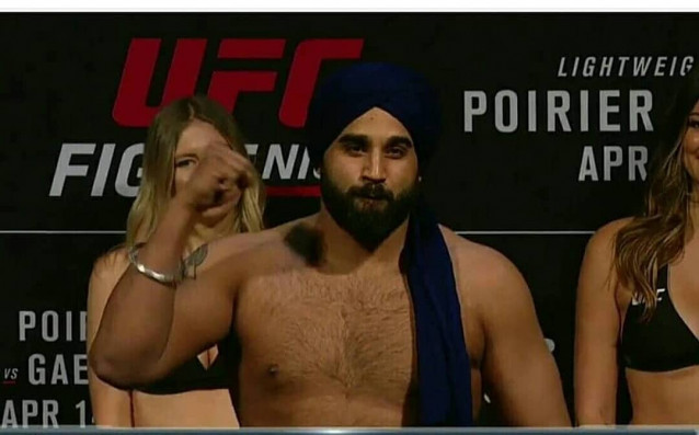 UFC боецът Арян Булар получи разрешение да носи тюрбан по