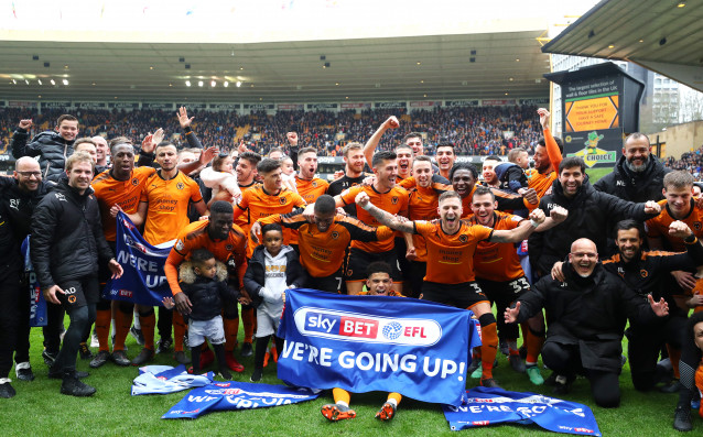 Тимът на Уулвърхемптън който още в събота официално си осигури