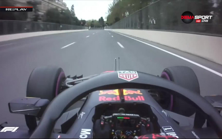 Рикиардо доминира в Баку, Фетел в небитието