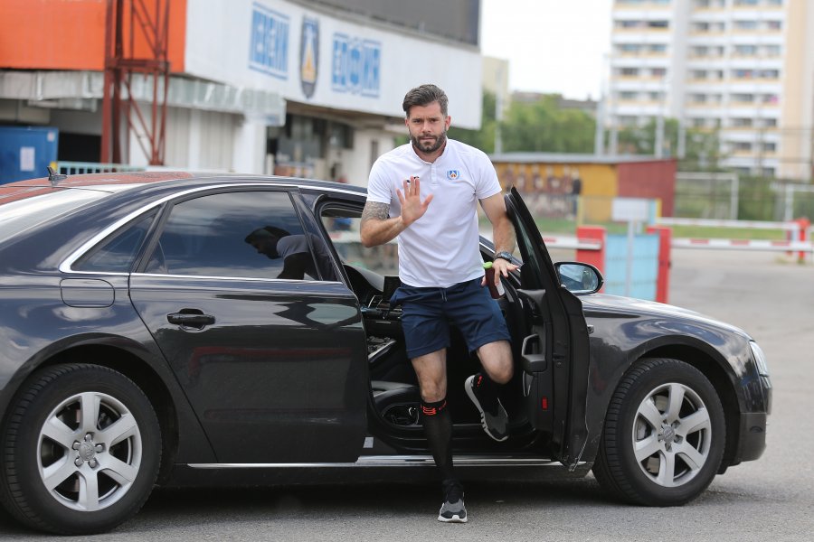 Спас Русев посети тренировката на Левски преди финала за Купата1