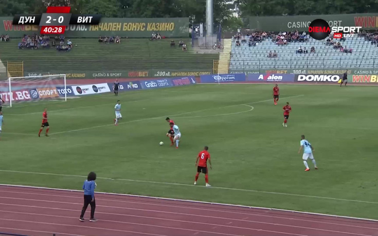 Дунав - Витоша 3:0 /първо полувреме/