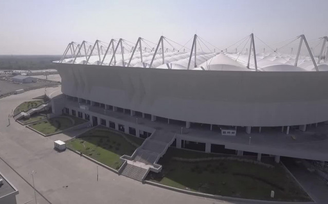 Видео от дрон ни показва интересен поглед към стадиона в