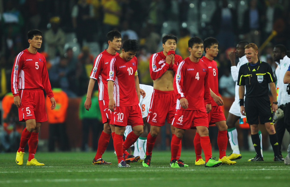Северна Корея футбол Мондиал 2010 отбор отборна1