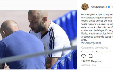 Масчерано отговори на критиките чрез Instagram