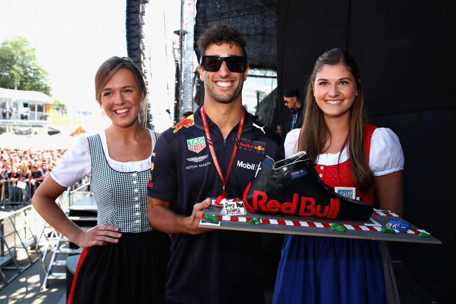 Дани Рикардо рожденик за Гран При на Австрия1