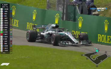 Валтери Ботас отпадна от ГП на Австрия