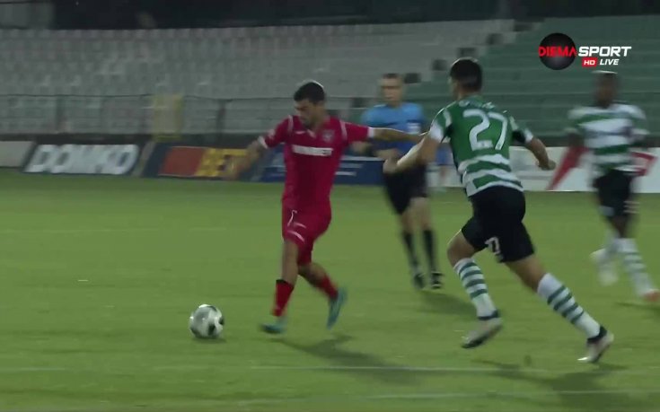 Новакът Ботев Вр с уникален гол след 5 минути в Първа лига