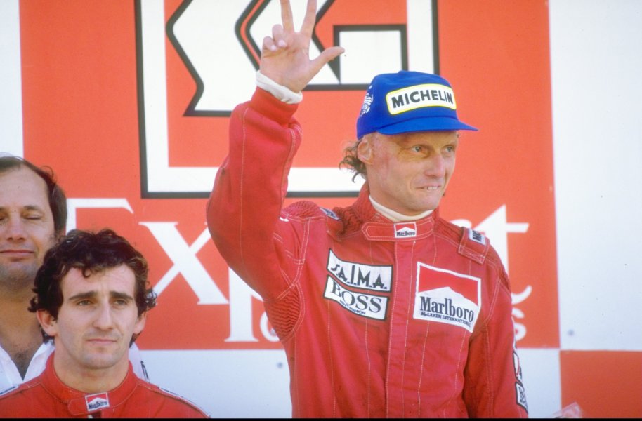 Ники Лауда Ален Прост Макларън 1984 Формула 11