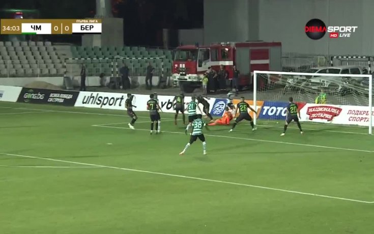 Черно море - Берое 0:0 /първо полувреме/