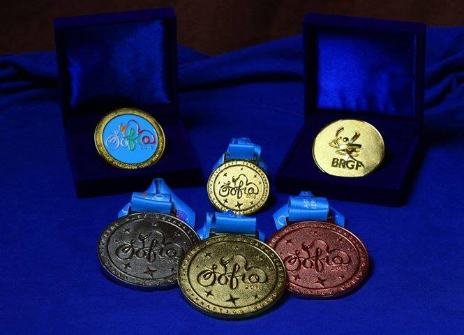 Медали за Световното по художествена гимнастика1