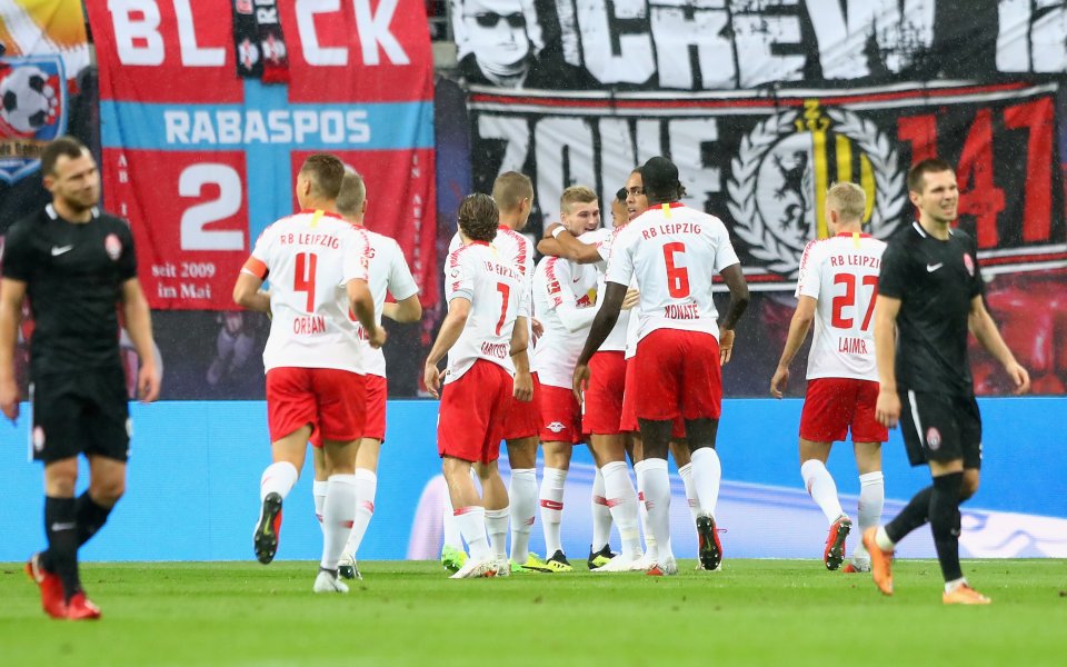 РБ Лайпциг - Зоря Луганск 3:2, плейоф, Лига Европа 2018/2019