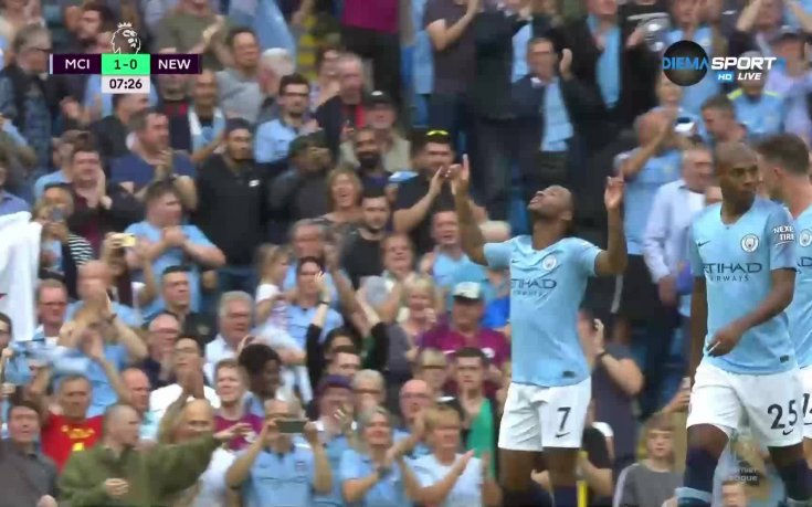 Стърлинг поведе Сити с красив гол