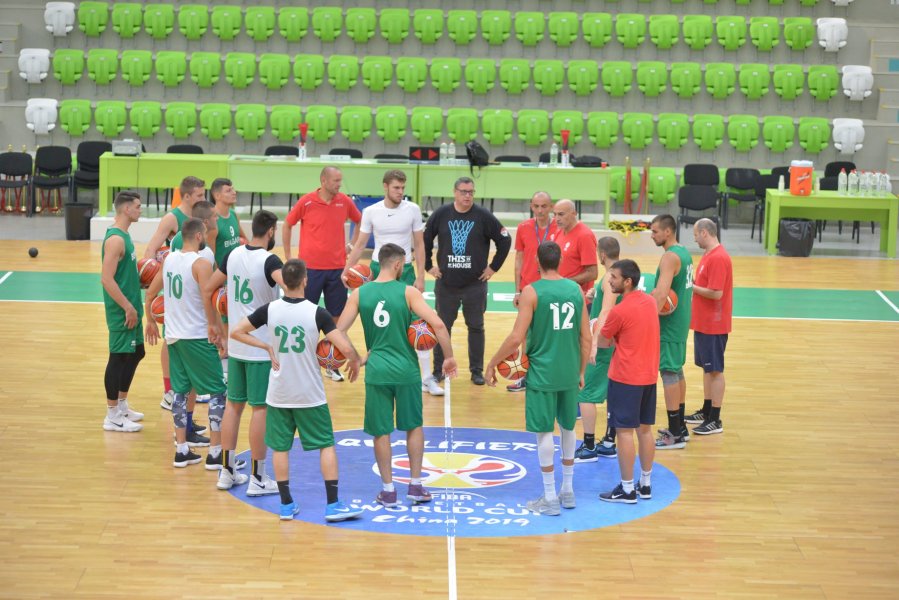 Тренировка на националния отбор по баскетбол за мъже1
