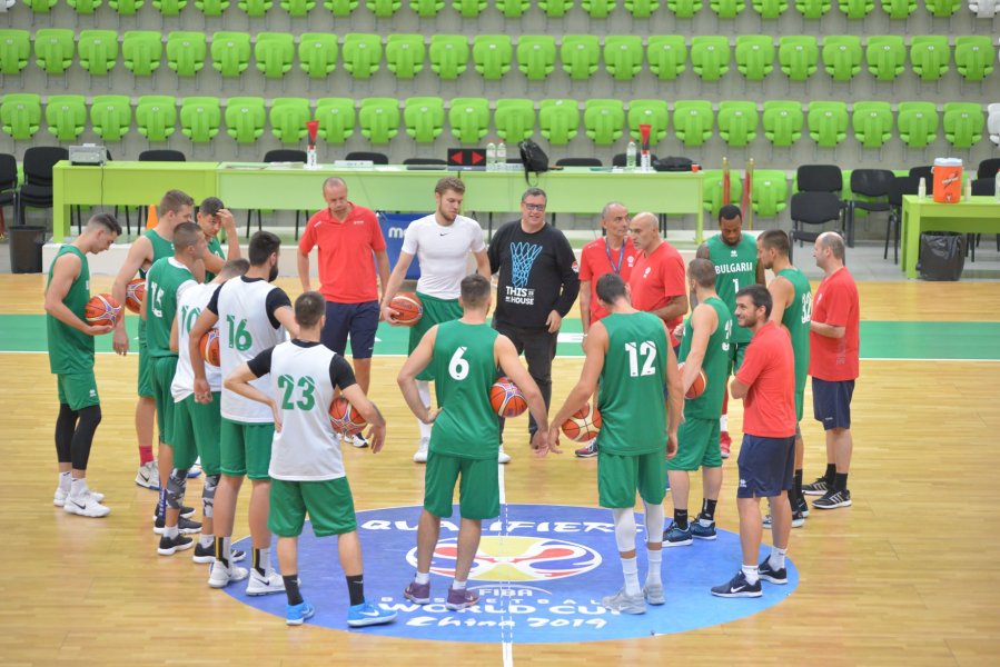 Тренировка на националния отбор по баскетбол за мъже1