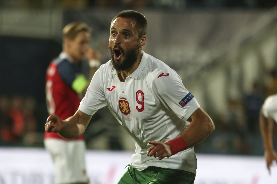 България Норвегия национален отбор български футбол 2018 септември Лига на1