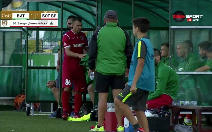 80 минути, гол и овации за дебют на Божинов в Ботев Вр
