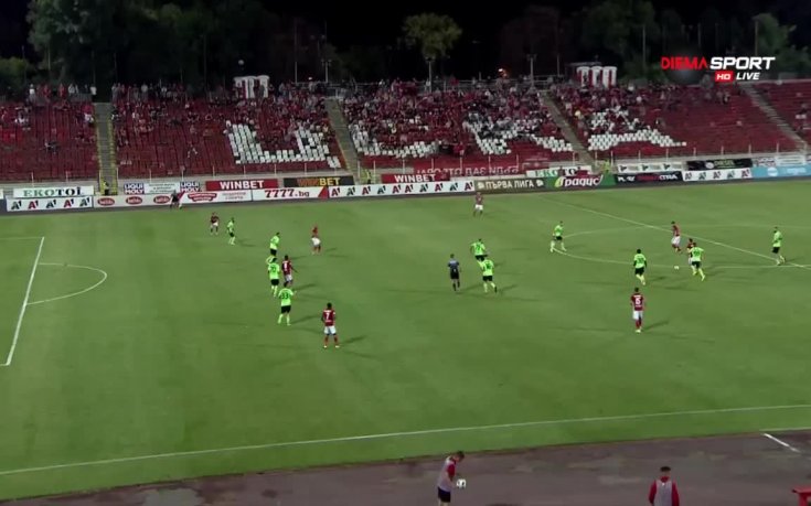 ЦСКА - Черно море 2:1 /първо полувреме/