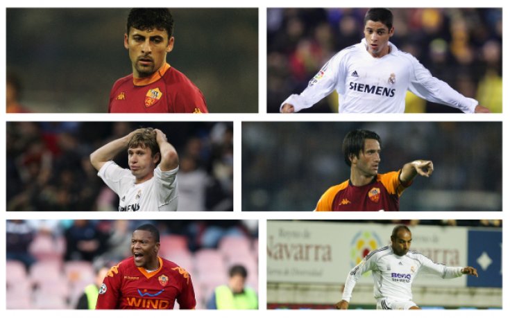 Шестима футболисти, играли за Реал и Рома