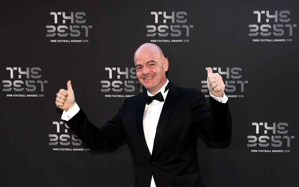 Церемонията The Best на ФИФА