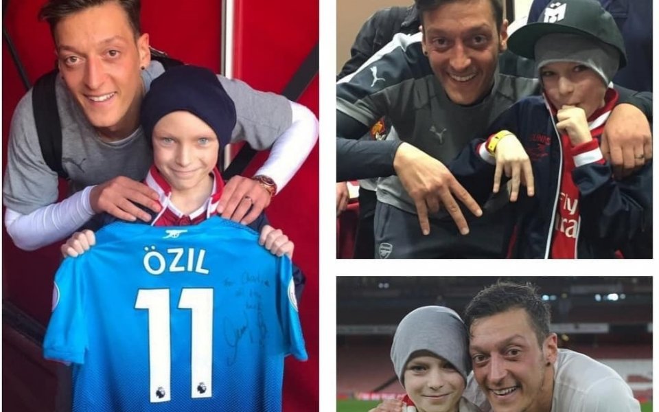 Йозил тъгува за починал 12-годишен фен на Арсенал